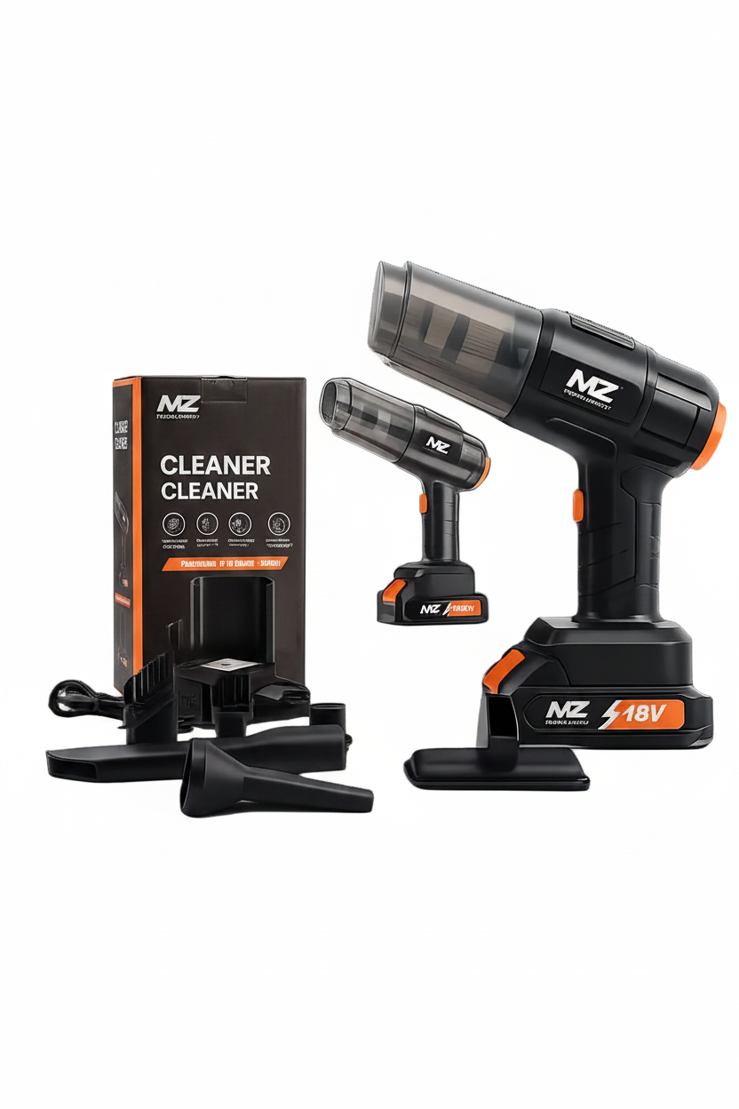 MZ VC41 Cordless Handheld Vacuum Cleaner for Car & Home | USB Rechargeable